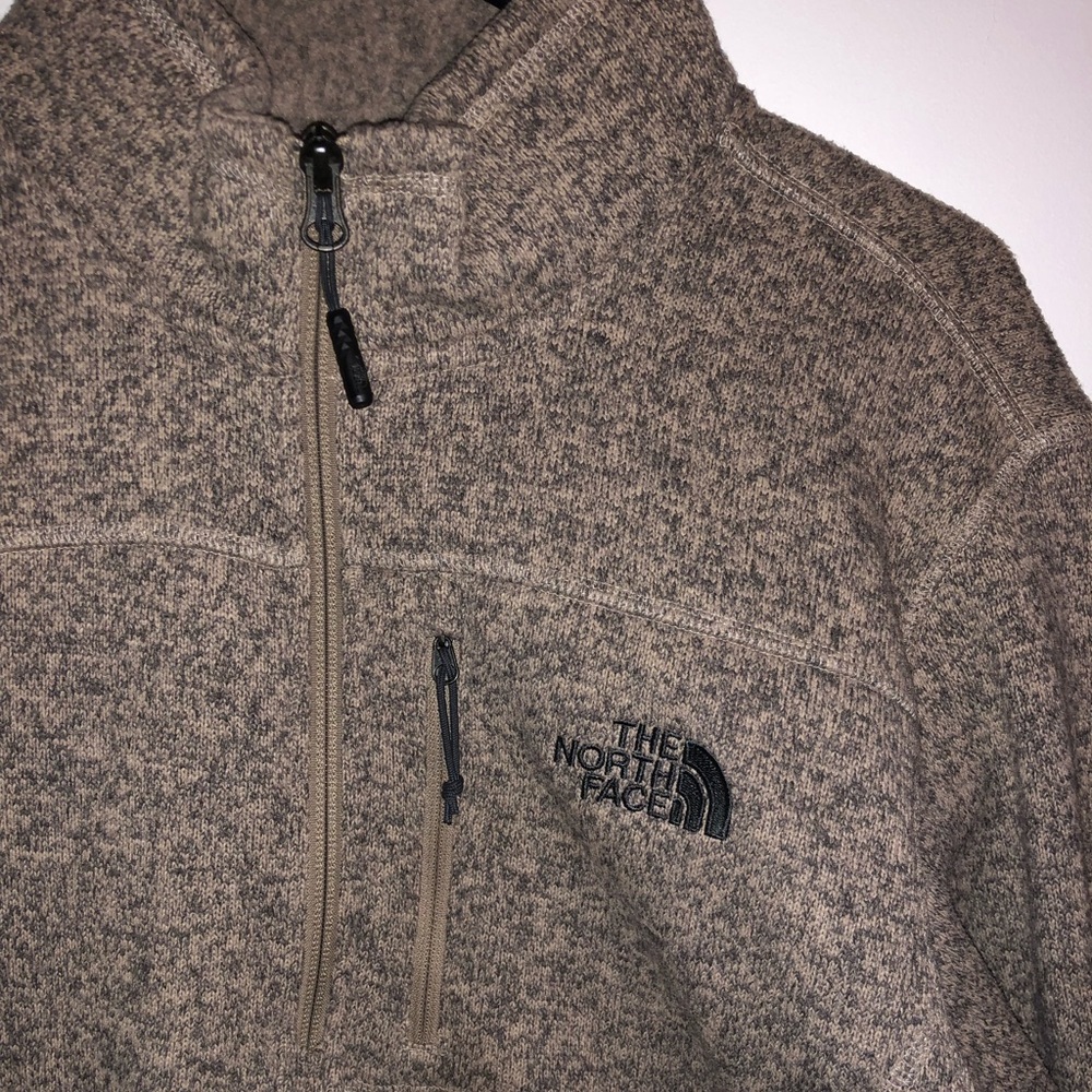 North face 3/4 zip up